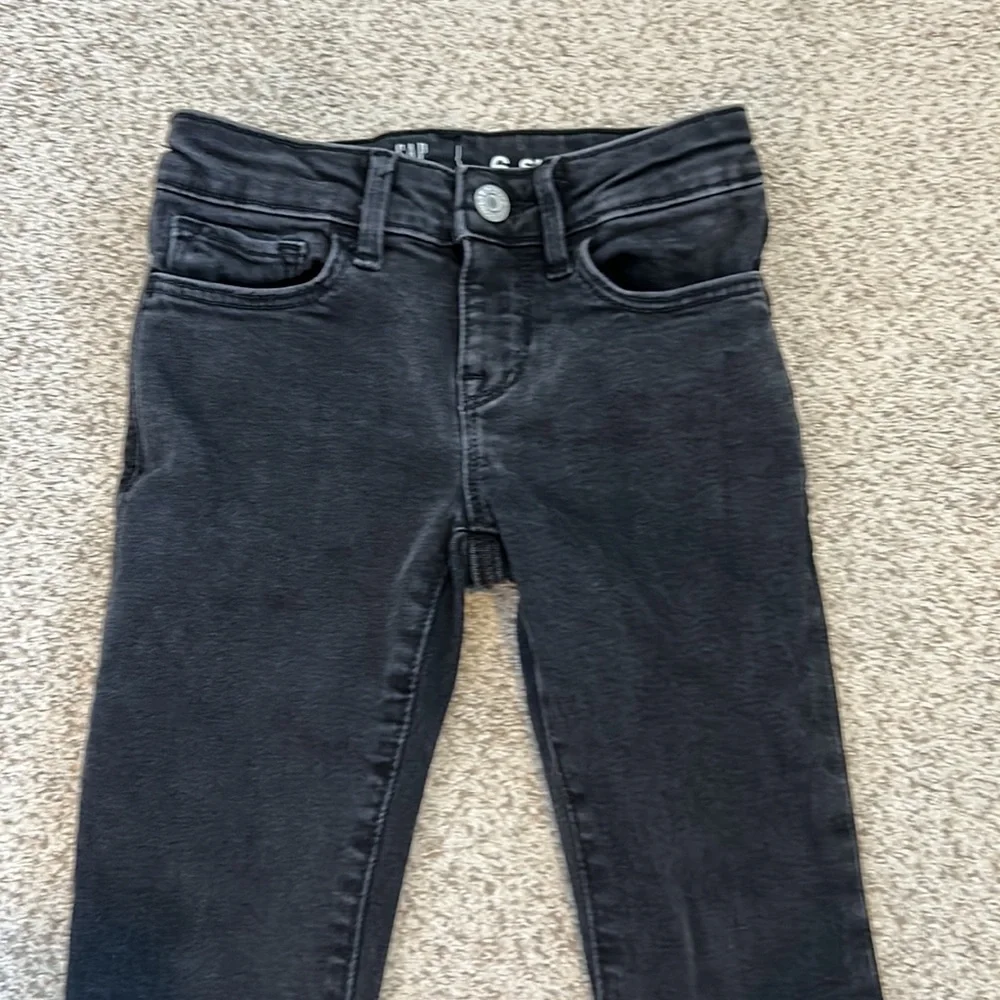 GAP Kids Super Skinny Black Jeans, 6